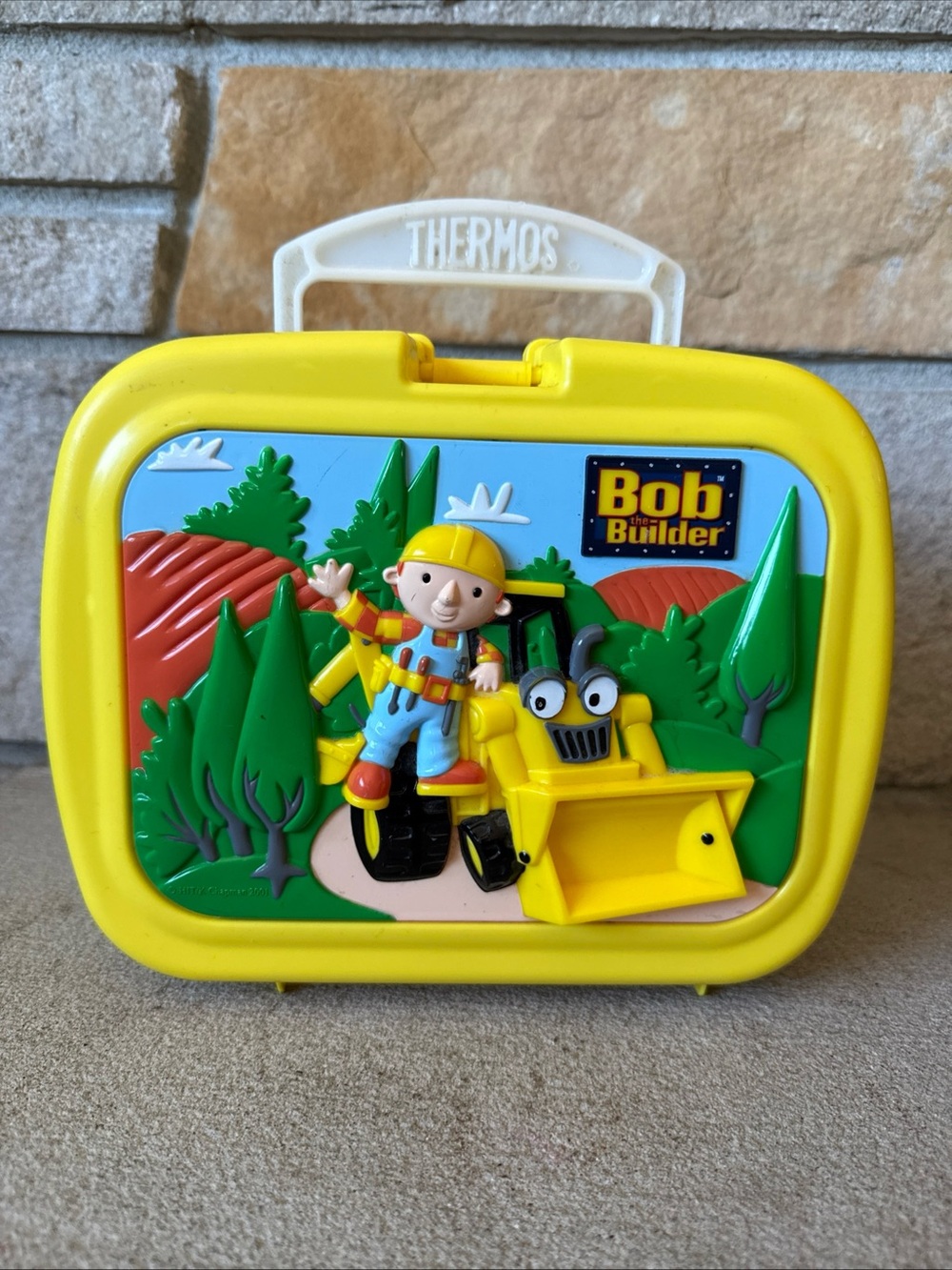 Vintage Bob the Builder Thermos 3D Lunch Box
